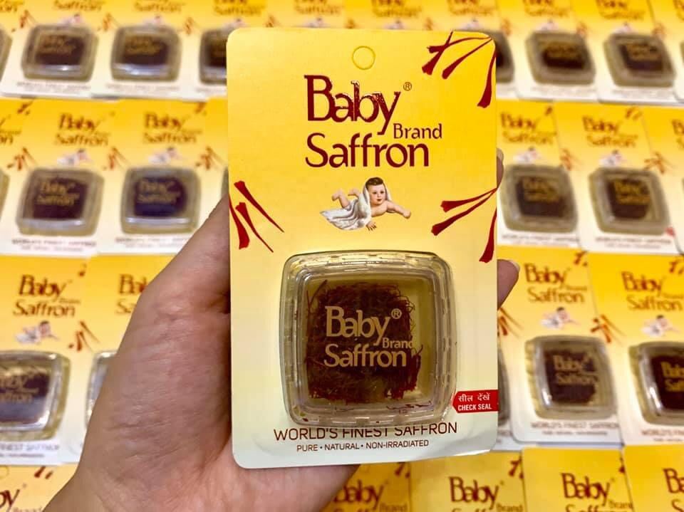 Nhụy hoa nghệ tây baby saffron Ấn Độ tặng kèm mật ong