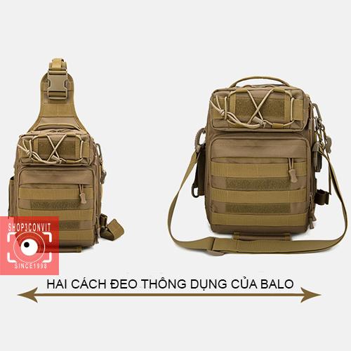 Balo đeo chéo lớn phong cách quân đội Cool Walker 22
