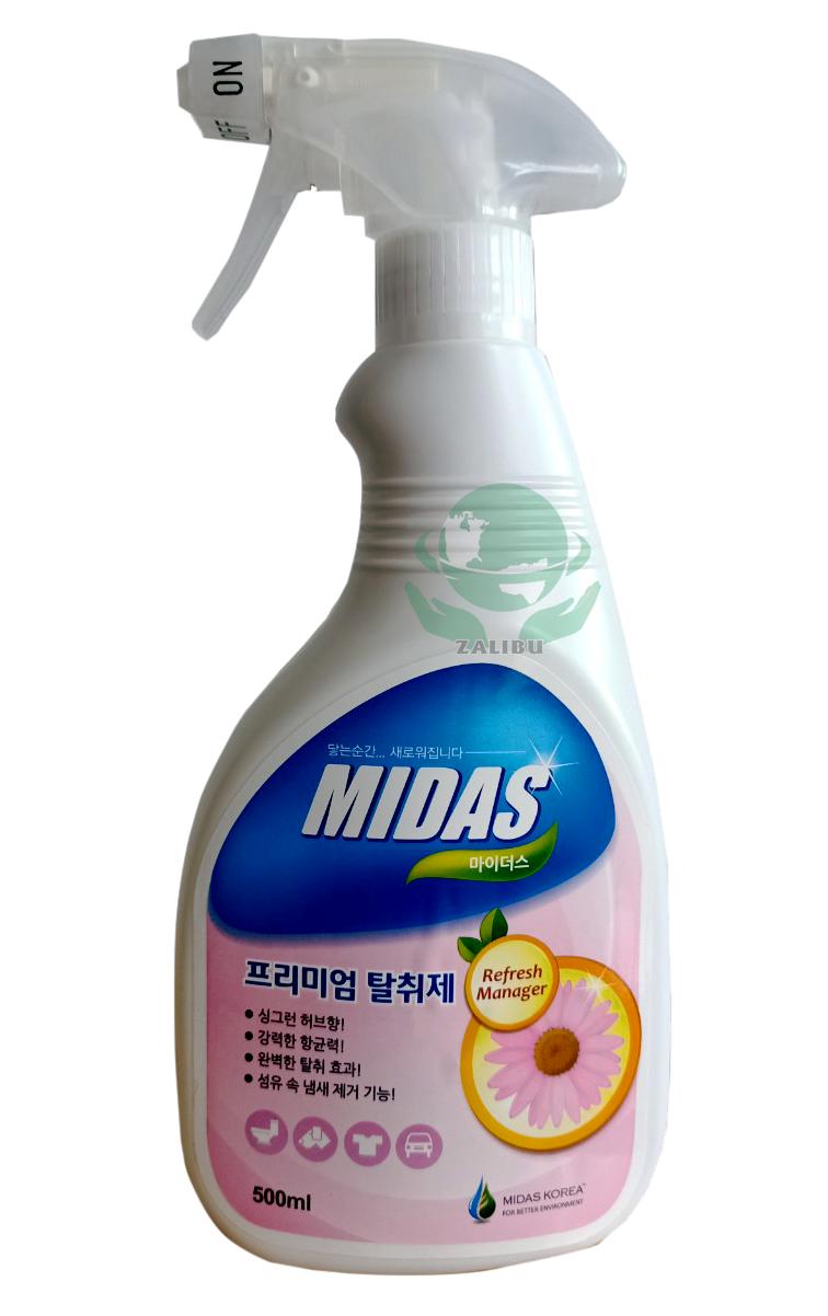 Xịt khử mùi, kháng khuẩn MIDAS HÀN QUỐC - 500ML
