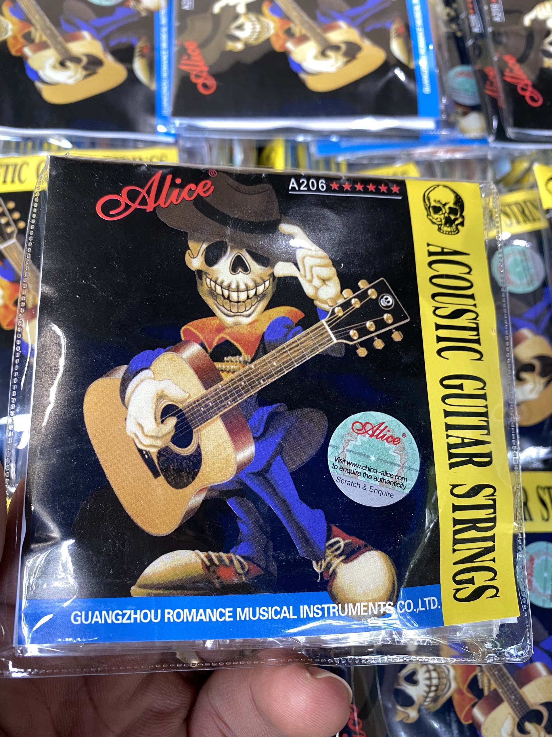 DÂY ALICE ACOUSTIC A206 CHO ĐÀN GUITAR