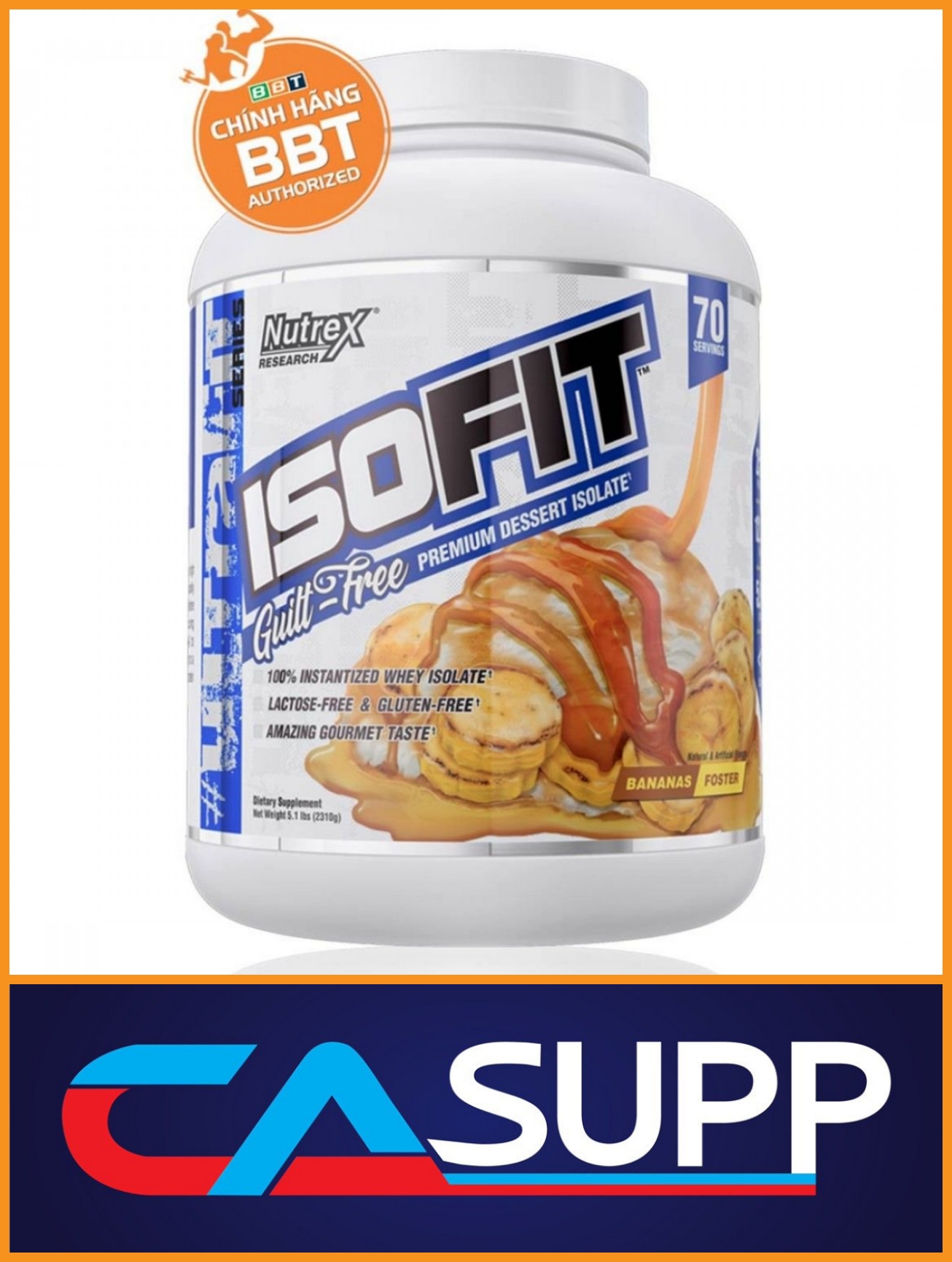 [HCM]Nutrex ISOFIT - Whey Protein tinh khiết đẳng cấp cho Gymer