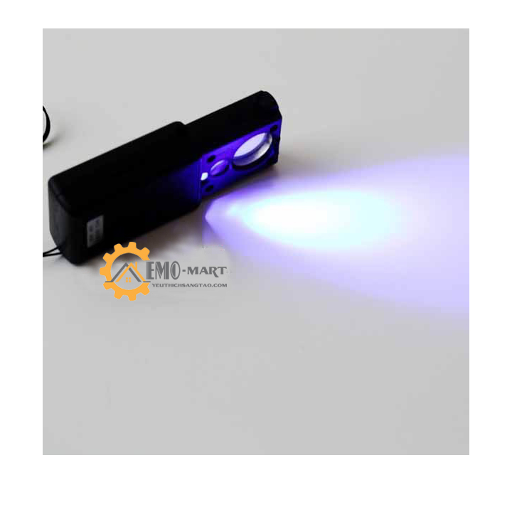 [FreeshipMAX] Kính lúp mini cầm tay 30x-60x có đèn