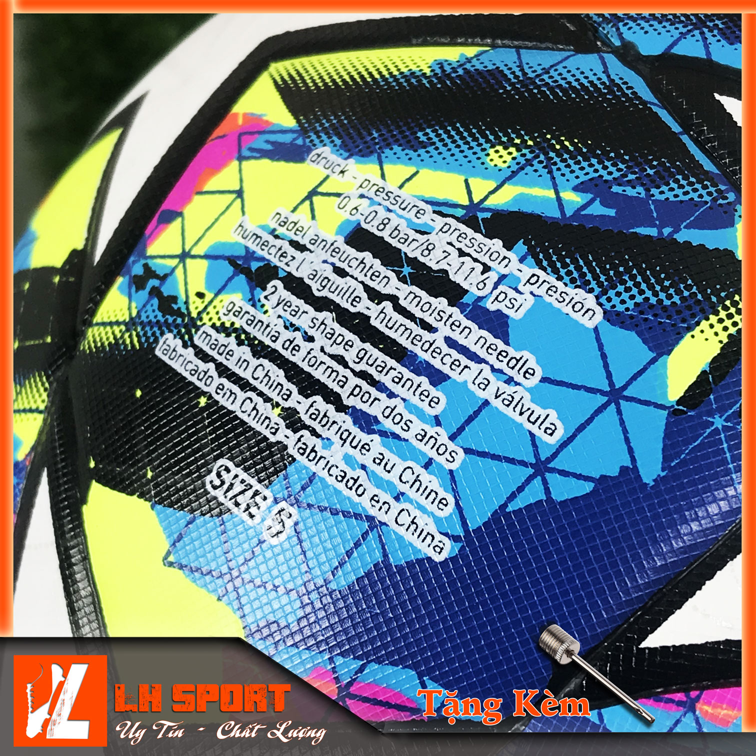 Banh Champion League 2019-2020 Cao Cấp (tặng kèm vớ và kim bơm)