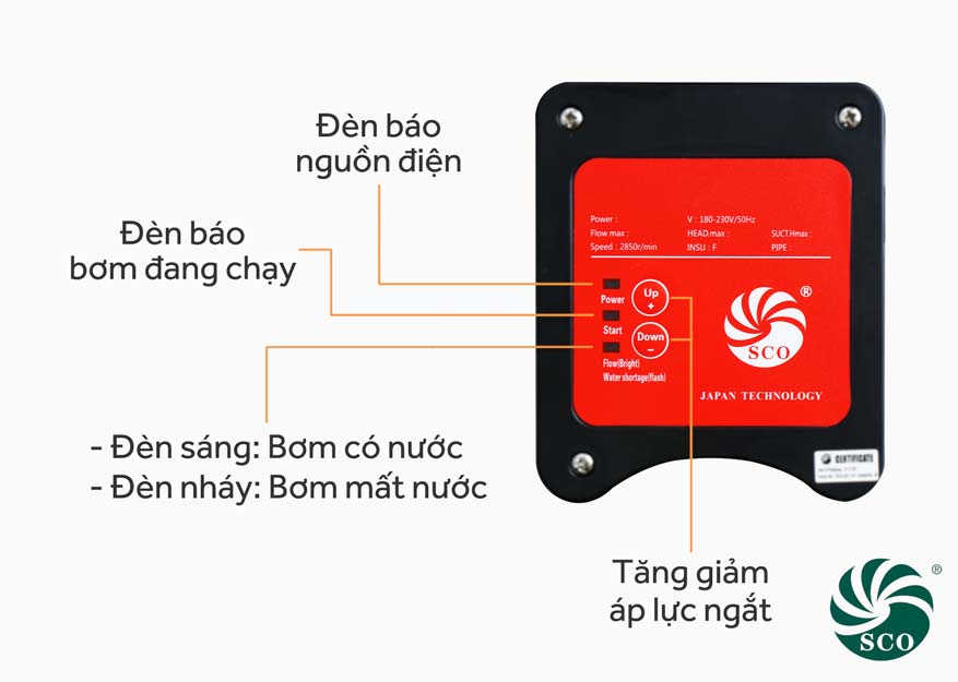[HCM]Máy bơm tăng áp Thông minh CPM SCO 400A (400W)