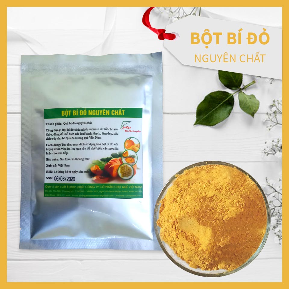 Bột bí đỏ gói 50g