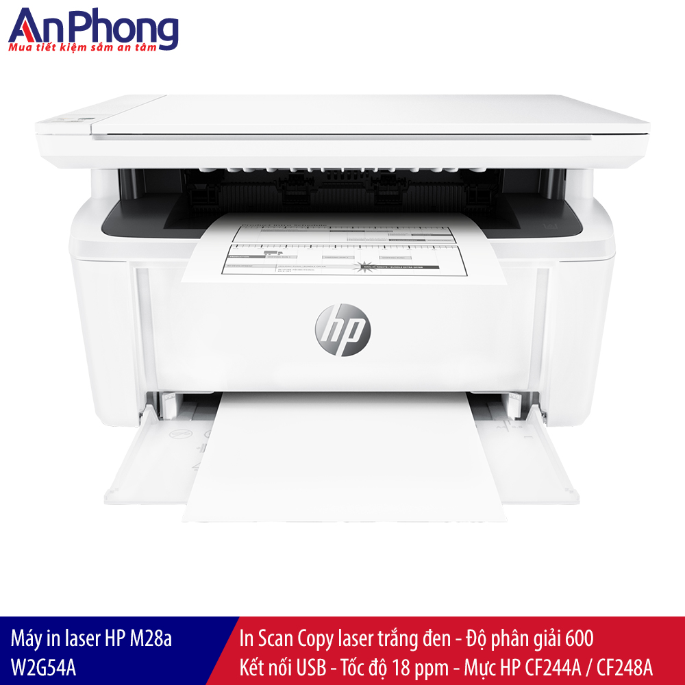 Máy In Scan Copy HP M28a kết nối USB