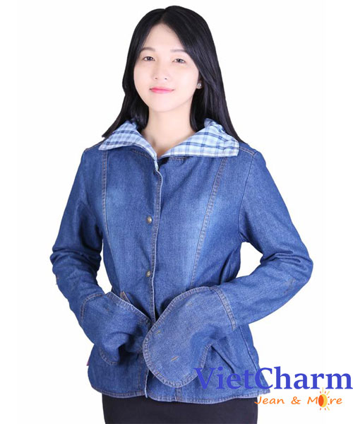 Áo Chống Nắng Nữ Vải Bò