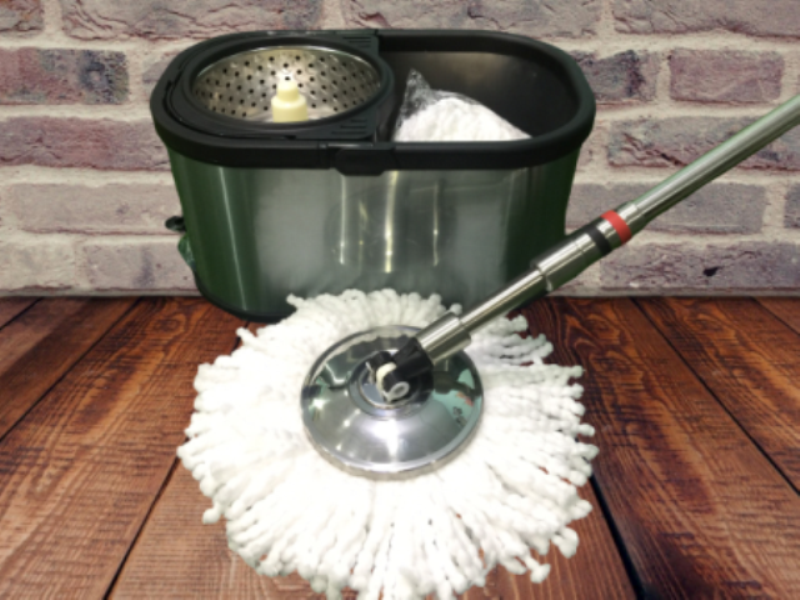 Bộ lau nhà inox Angle's Mop xoay 360 độ