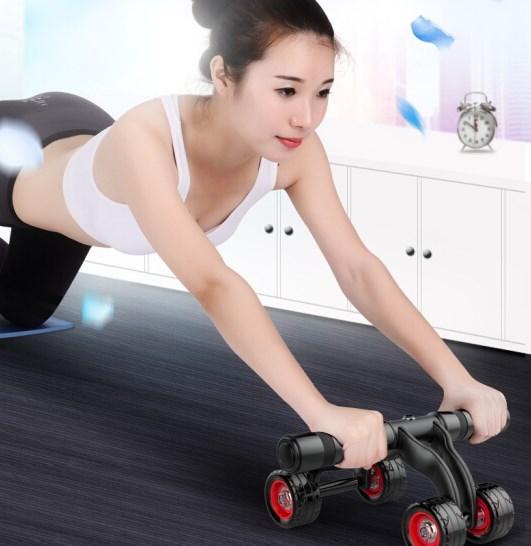 Con lăn tập cơ bụng 4 bánh
