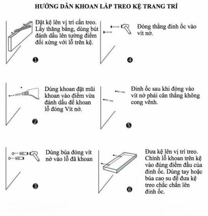 Kệ Gỗ Trang Trí Treo Tường (3 thanh 80cmx20cm)