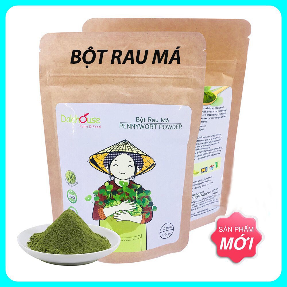 [HCM]bột rau má dalahouse nguyên chất sấy lạnh 50g