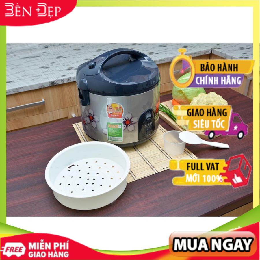 Nồi cơm nắp gài Sharp KS-NR191STV 1.8 lít (Giá áp dụng giao tại HN, HCM& các tỉnh liên hệ shop)
