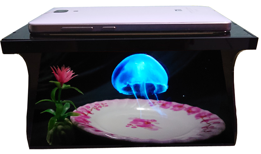 [HCM]Máy Chiếu 3D Hologram 180 độ dành cho Iphone