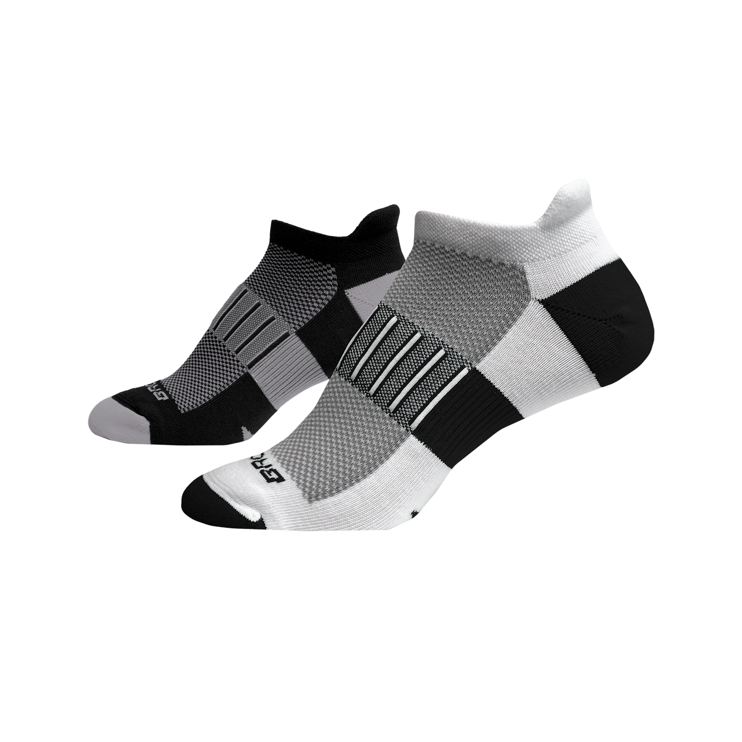 Brooks Vớ chạy bộ Ghost Mid Weight Tab Large Set 2 đôi