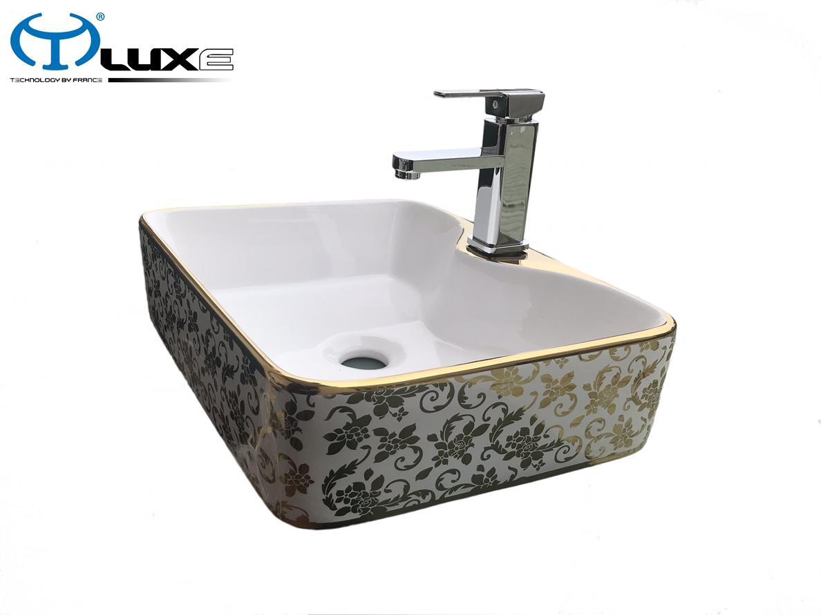 Chậu lavabo bàn đá cao cấp LUXE C13