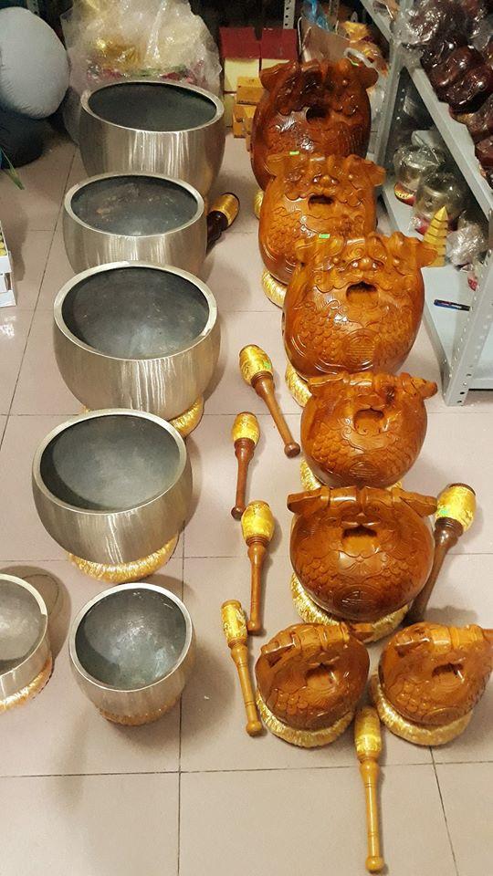 Chuông đồng phôi 3 tay (Đk=20cm)