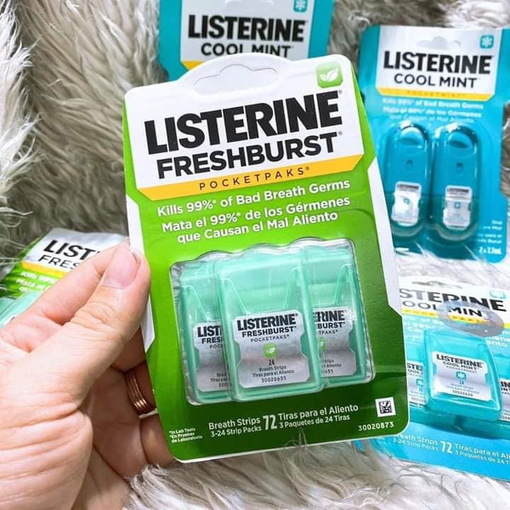 NGẬM THƠM MIỆNG LISTERINE (72 MIẾNG)
