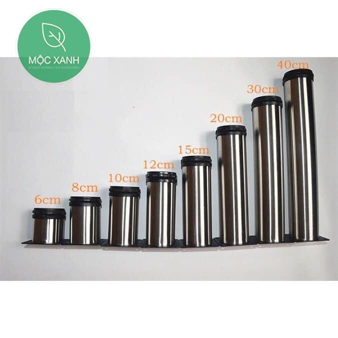 Chân bàn inox tăng chỉnh được 6cm
