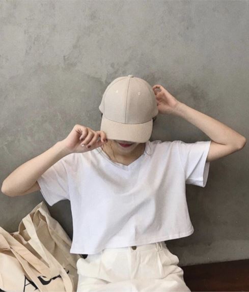 [HCM]Áo Croptop CỔ TIM TRƠN 01 Nữ