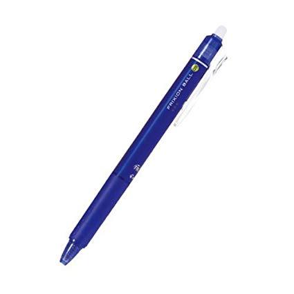 [HCM]Ruột bút bi xoá được dạng bấm Frixion (Xanh)