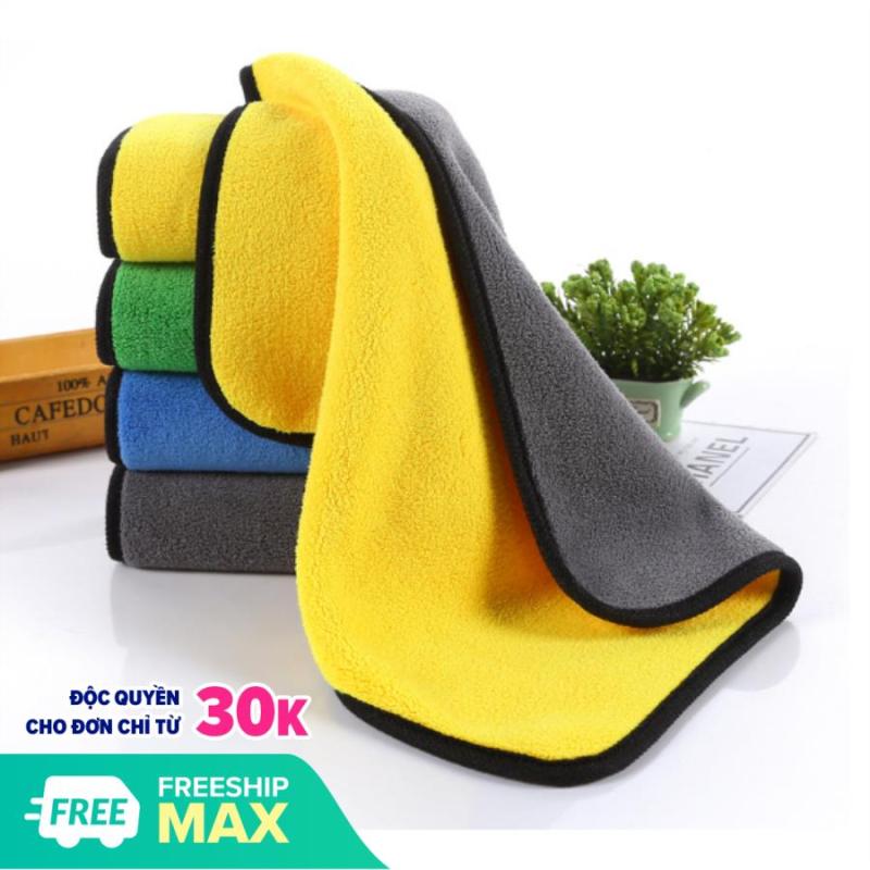 Khăn lau xe oto 3M (siêu dày, siêu hút nước, không đỗ lông, không r màu) shop đảm bảo hàng chất lượng