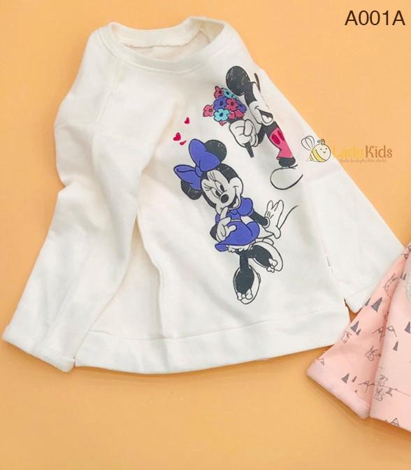 ÁO NỈ BÉ GÁI JUMPING BEANS - A001