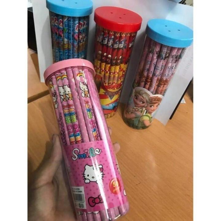 Hộp 50 Cây Bút Chì Hoạt Hình
