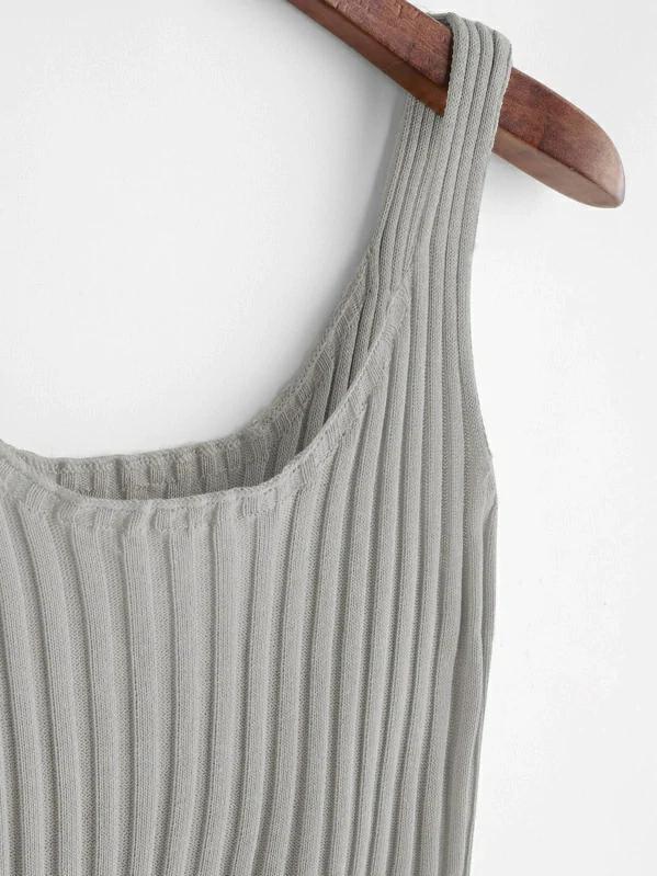 Áo thun ba lỗ body gân croptop