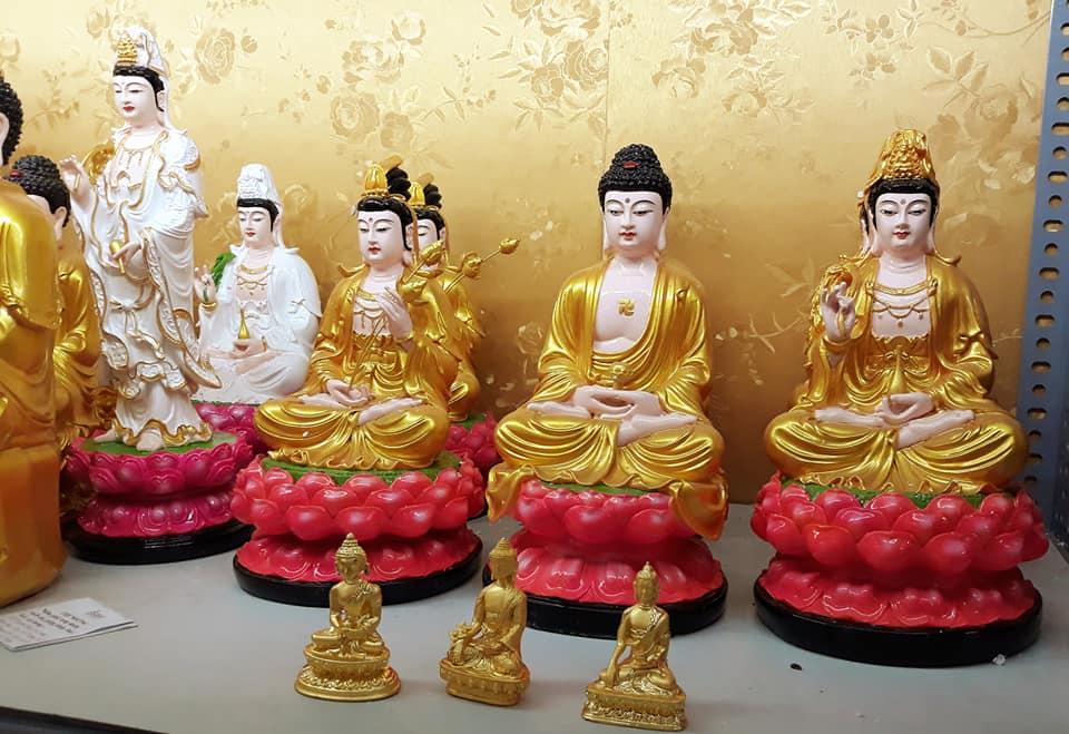 Bộ Tây Phương tam thánh 30cm