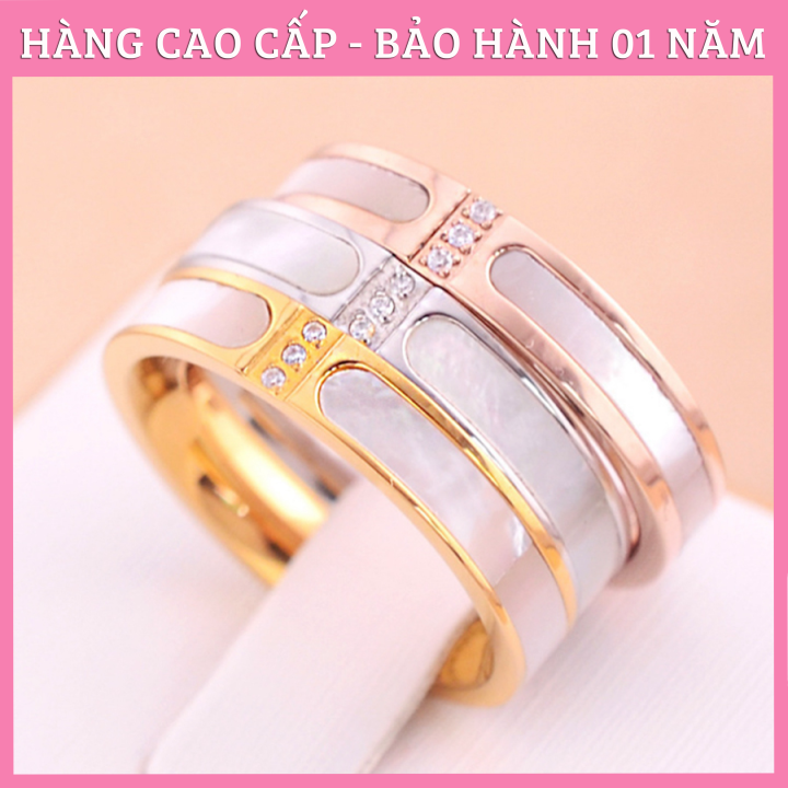NHẪN TITAN XÀ CỪ THỜI TRANG HÀN QUỐC TC106