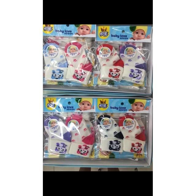 SET 2 TẤT SƠ SINH SIÊU KUTE CHO BÉ YÊU