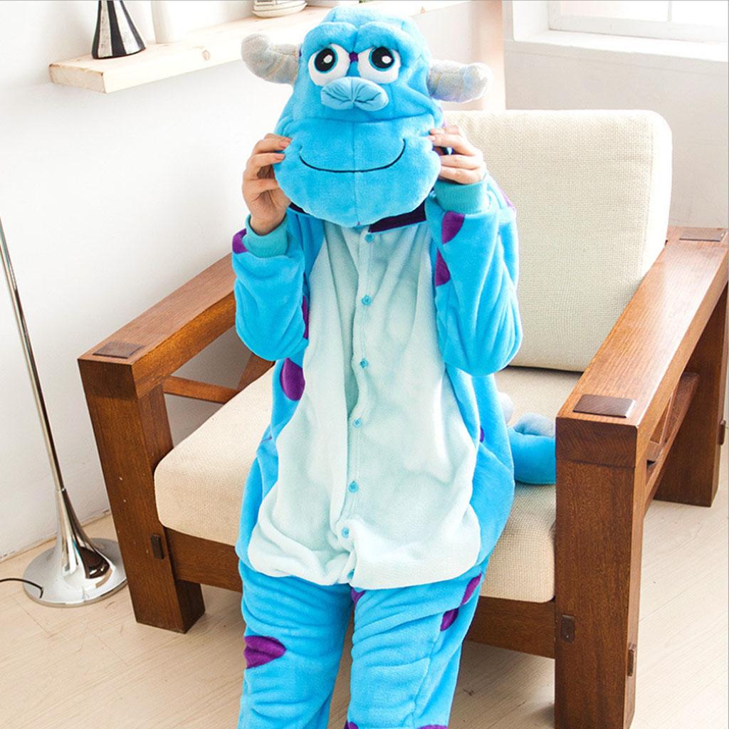 Pajamas animal pijama Blue Monter