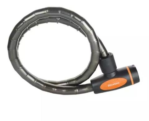 Khóa dây cáp Master Lock 1m x 18mm 8228DPROSM (Xám đen)