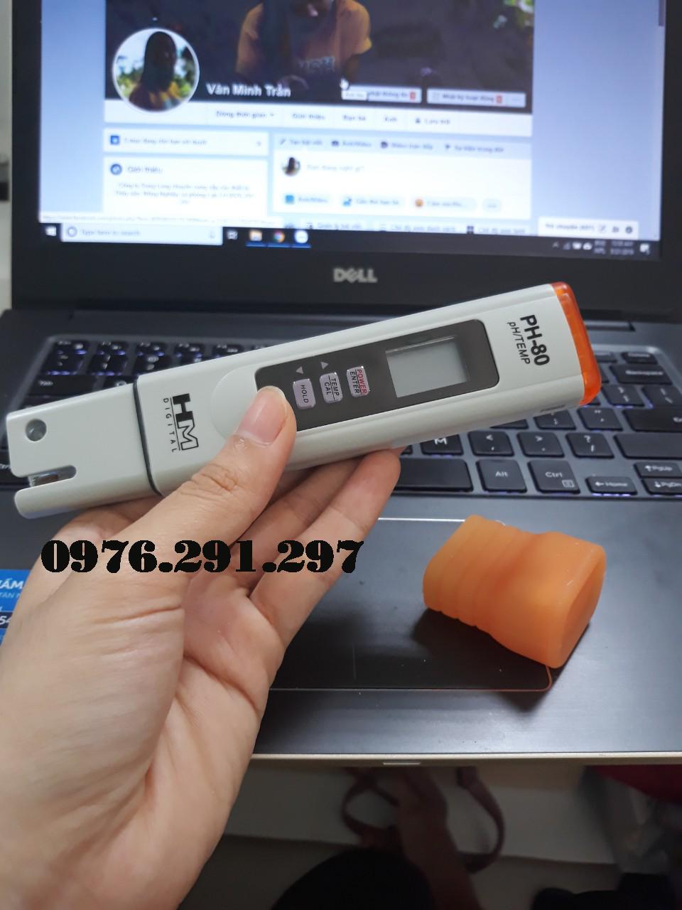 [HCM]Bút đo PH nước - PH80 HMD - Mỹ