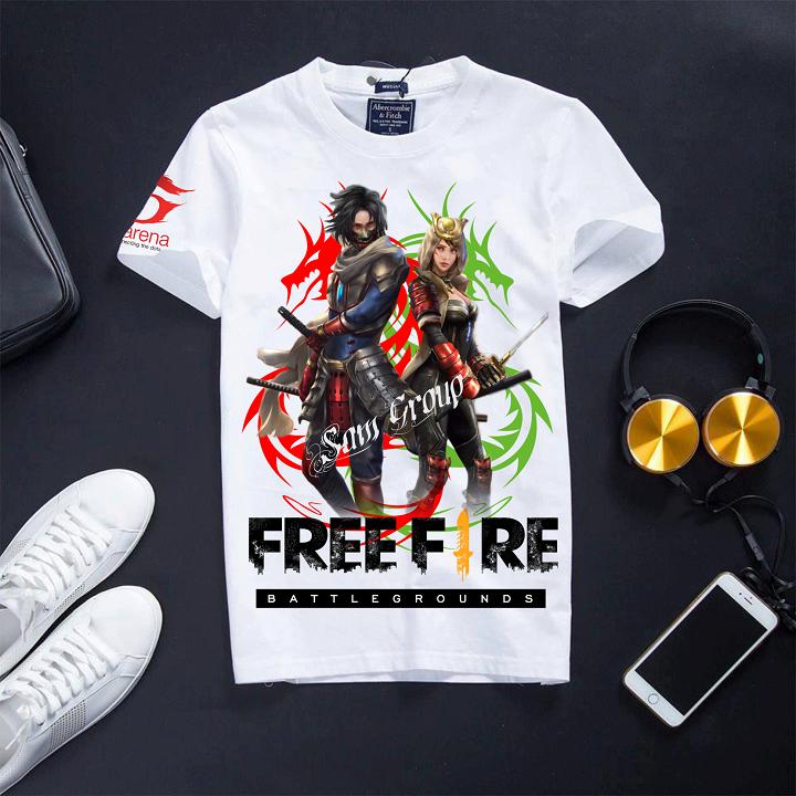 Áo Thun Nam Free Fire chất cực đẹp, giá rẻ siêu hot Samurai