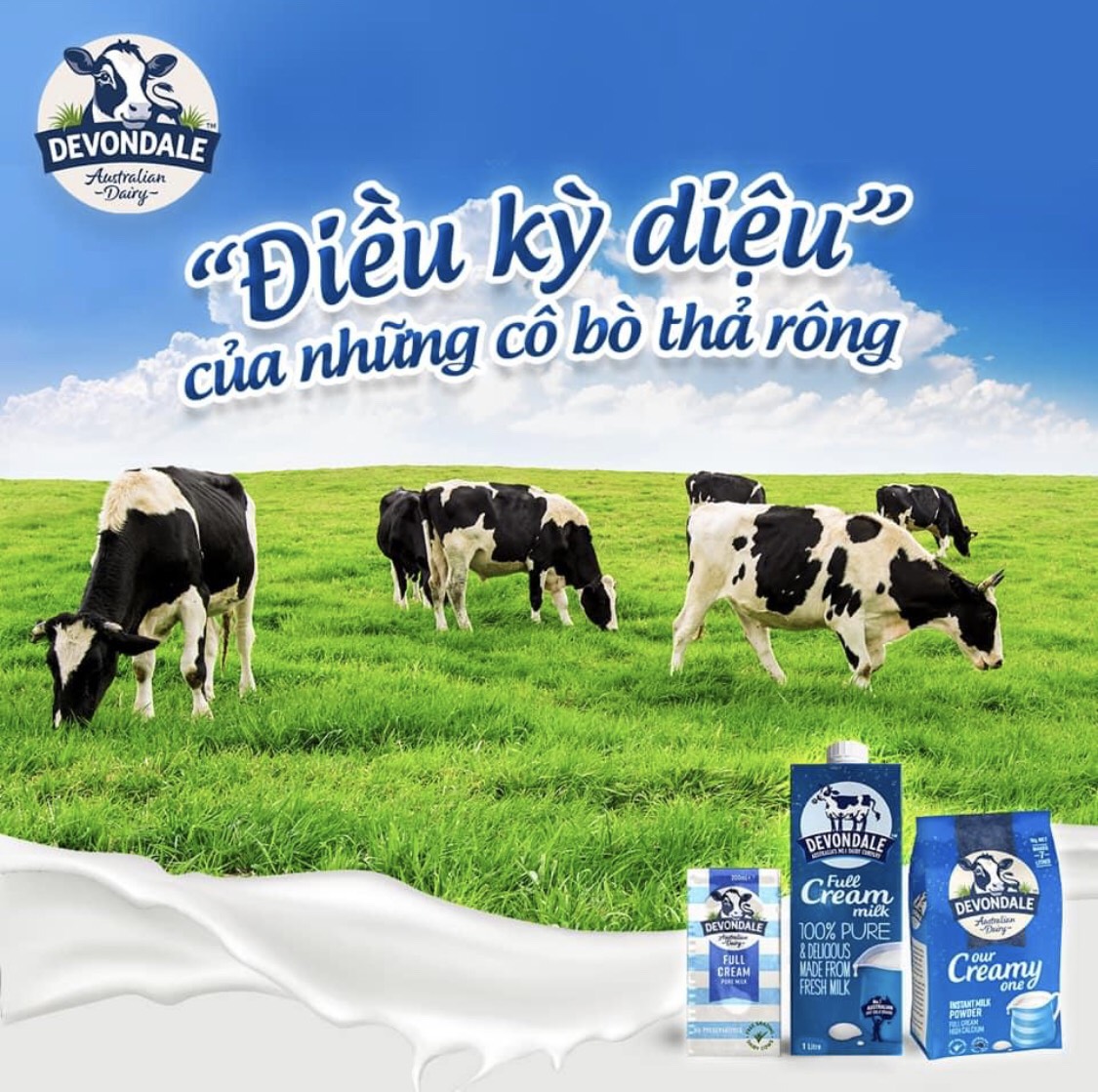 (Date 09/2022) Sữa Bột Full Cream Devondale Túi 1Kg