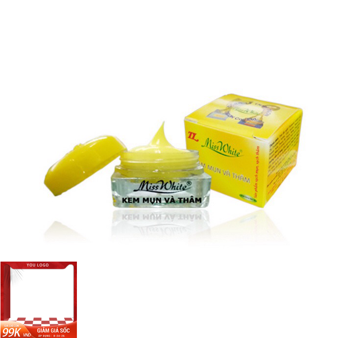[HCM]KEM MISS WHITE NGHỆ HẾT MỤN VÀ THÂM 6g