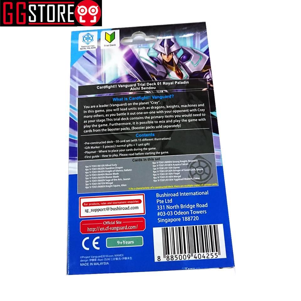Bài Vanguard Xịn V TRIAL DECK 1: AICHI SENDOU tiếng Anh (Hộp 50 Lá Bài)