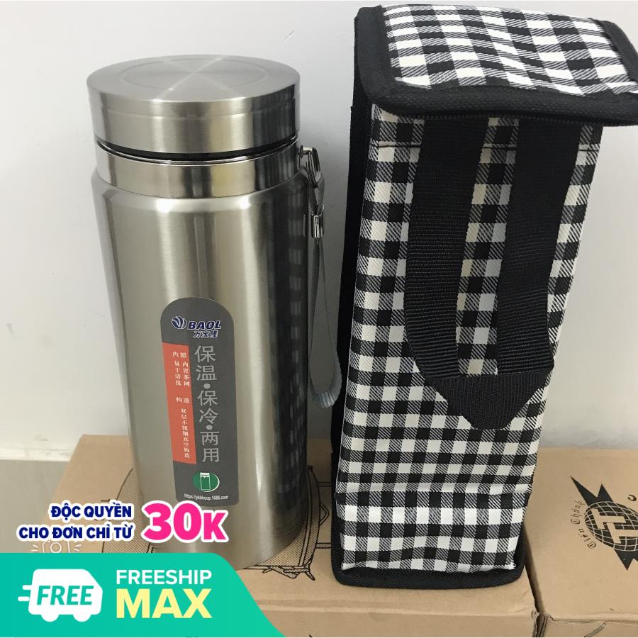 [HCM]Combo Bình Giữ Nhiệt 1500ml+Túi