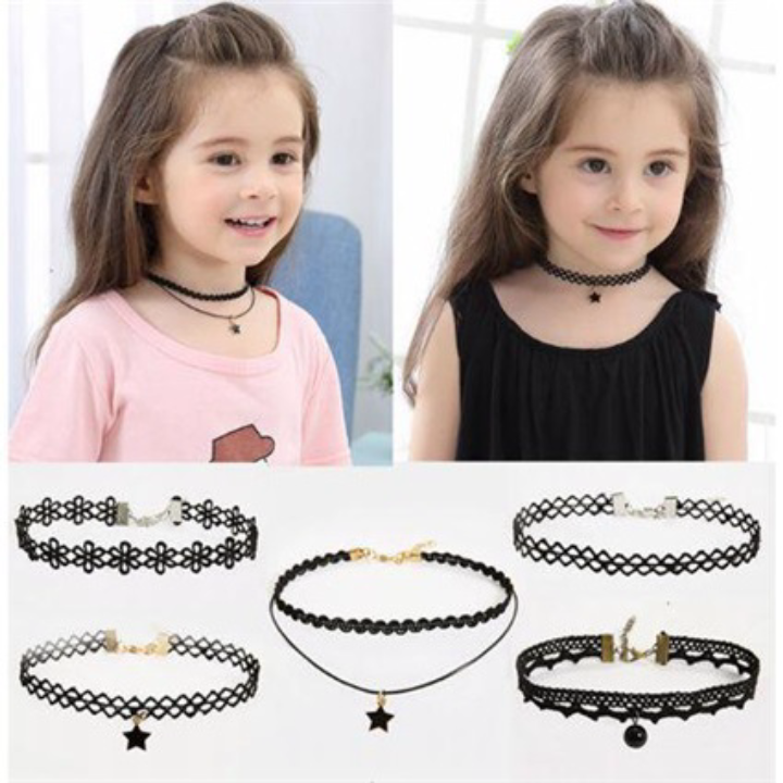 [SALE] 1 Vòng cổ choker hay vòng tattoo hottrend - Phụ kiện nữ - Vòng cổ tatto Chocker thời trang cá tính - Vòng cổ tatto trẻ em