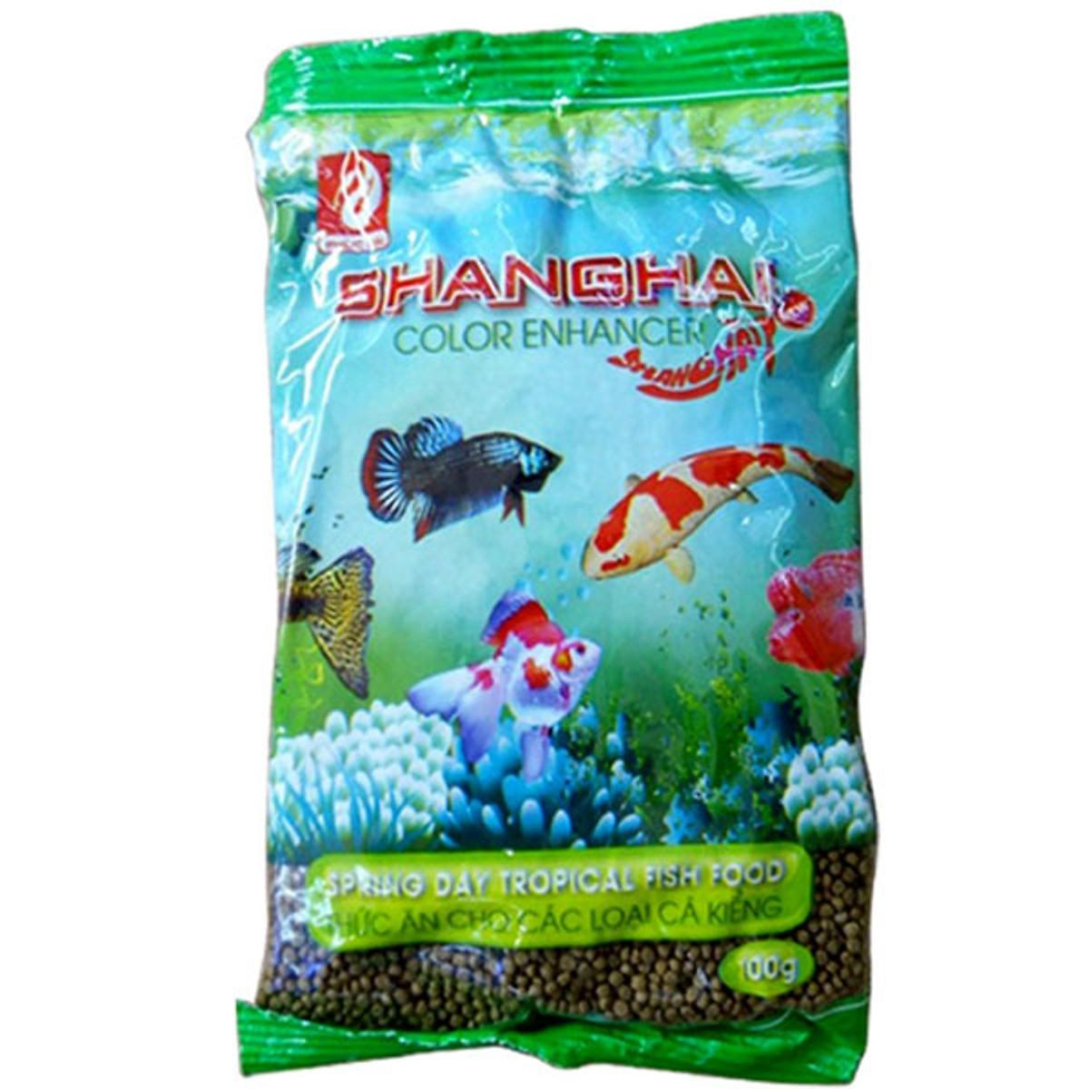 3 gói Thức ăn cá cảnh, rùa cảnh Shanghai 100gram