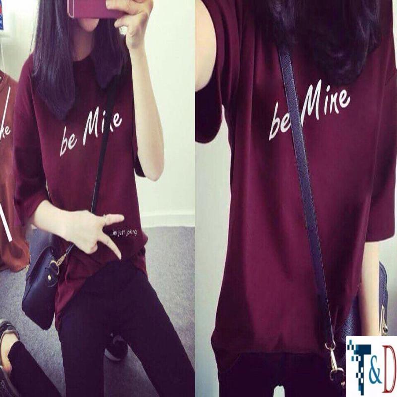 [HCM]ÁO THUN NỮ THINGS COUP MINE THỜI TRANG NHIỀU MÀU