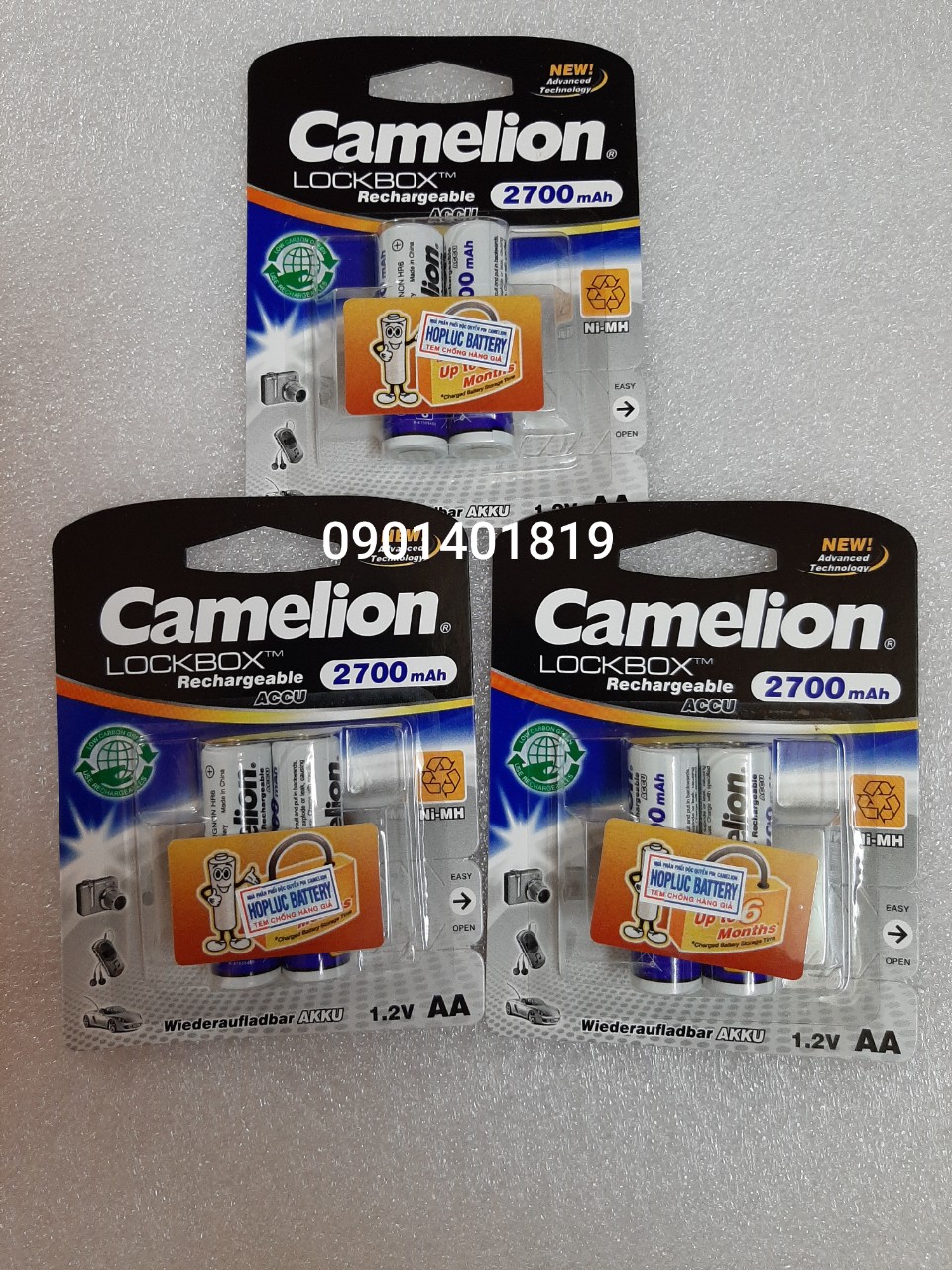 Pin Sạc Camelion AA ( hàng chính hãng 100%)