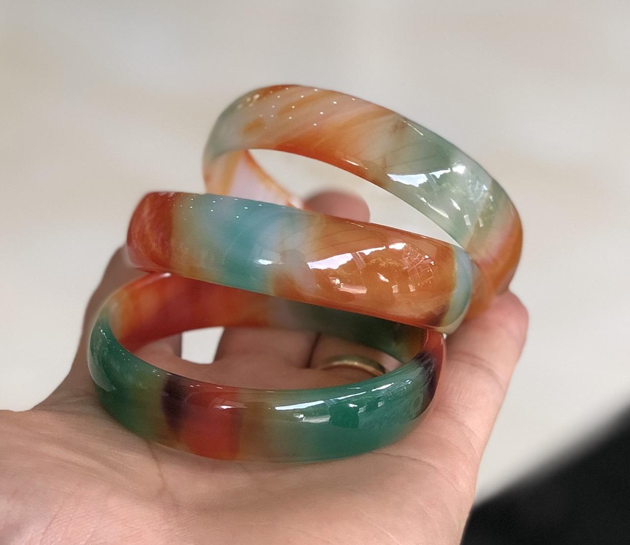 [FreeshipMAX] kiềng đeo tay đá mã não