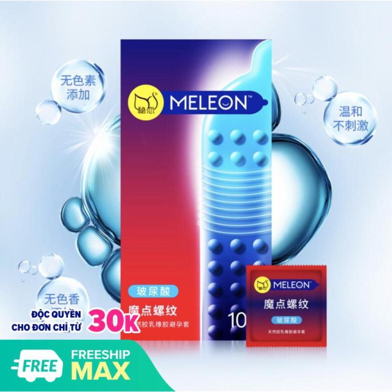 Bao cao su gân gai hạt lớn Meleon - hộp 10 cái, sản phẩm cam kết hàng đúng mô tả, chất lượng đảm bảo an toàn đến sức khỏe người sử dụng