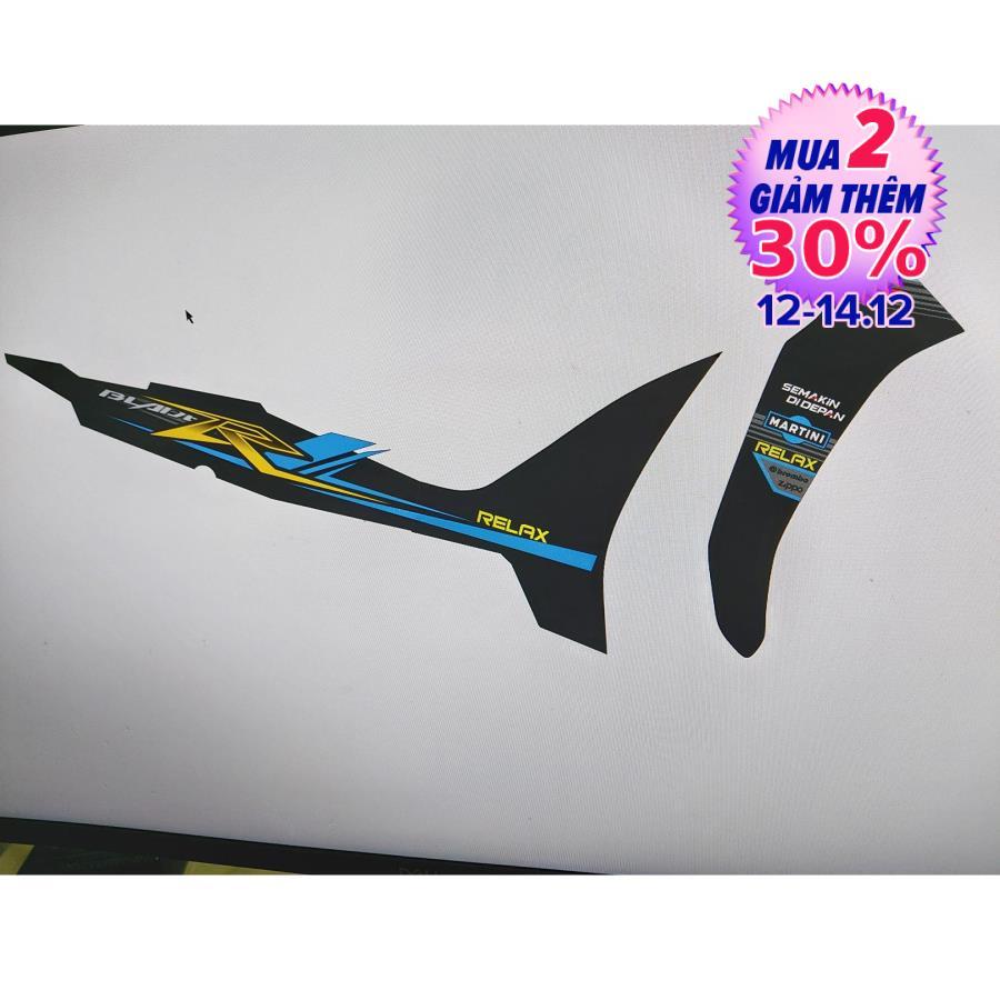 Tem xe Blade R tặng logo