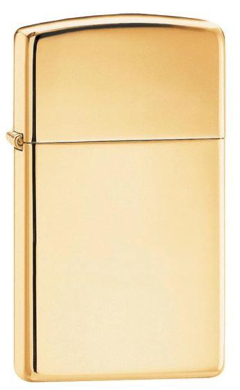 Zippo 1654b - zippo slim high polish brass