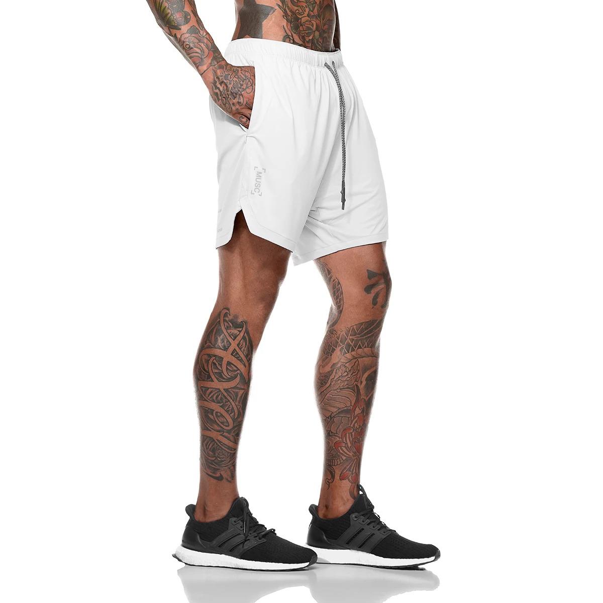 Quần Tập Gym Nam 2 Lớp - Quần Short Thể Thao