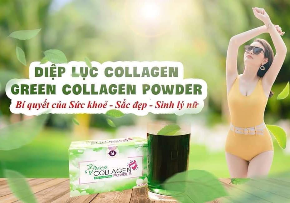 [HCM]Diệp lục Collagen & Bổ xung dưỡng chất đẹp da
