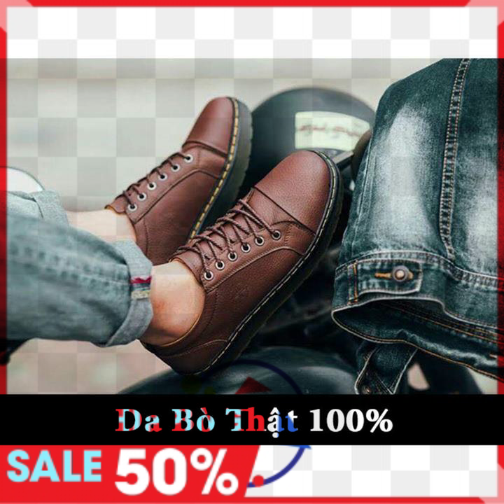 [BẢO HÀNH 1 NĂM]Giày đốc nam da bò cao cấp G193